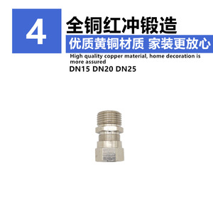 Stainless Steel Gas Conversion Connector 15mm <b>Plug</b> In For Coal Gas And Lpg With Reducing Diameter - Product Image 2