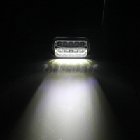 Phare avant LED h4 à faisceau scellé pour Jeep Cherokee XJ, 5x7, 7x6 pouces, accessoire de voiture, camion, avec Halo, pour GMC
