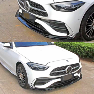 Nuevo alerón delantero de fibra de carbono estilo B W206 C200 <span class=keywords><strong>C250</strong></span> con salida de escape para <span class=keywords><strong>Mercedes</strong></span> Clase C 2022-2024 - Product Image 5