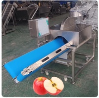 Automatische Fruit- en Groentehalveermachine 400-1000kg/u RVS Tomaten Peper Ui Appel Halveermachine Groenteverwerkingsmachine