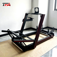 Base de cockpit de simulation de course avec simulateur de mouvement amélioré, support de course pour les conceptions de cockpit de simulation de course et de simulateur de course