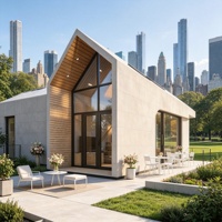 Villas modulaires préfabriquées en acier léger, capsules spatiales portables, maisons intégrées, camping, modèle GS Foshan