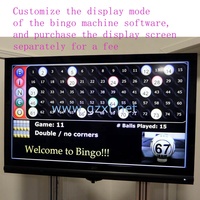 Software para Tablero de Bingo de 1-75 Números, Sistema Automático de Reconocimiento de Bolas, Pantalla LED Intermitente, Programa de Control