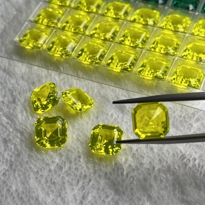 พลอย YAG คุณภาพสูง ขัดเงาด้วยมือจาก DS Gems รูปทรง Asscher Cut สำหรับทำเครื่องประดับ - Product Image 6