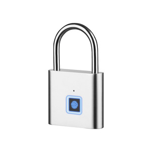 Zhan Han Fingerprint Padlock Zinc Alloy <b>Smart</b> Electronic <b>Lock</b> For Household And Bag Security - Product Image 1