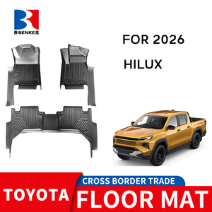 Wholesale Factory Custom 5D <b>TPE</b> Rubber Eco-friendly Waterproof Anti Slip 5D Car Floor Mats 3 Pieces for Toyota Hilux 2026 - Product Image 1