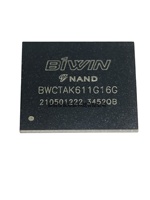 شريحة ذاكرة BWCTAK611G16G 0-10% من Biwin، سعة 16 جيجابايت، إصدار EMMC 5.0، نوع BGA153