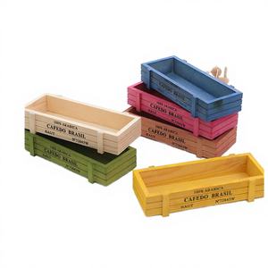 Modern Chrome Plated Pine <b>Wood</b> Decorative Desktop Plant Pots for Indoor Succulent Plant Box Home Decor - Product Image 4