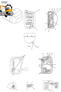 Belparts <span class=keywords><strong>Excavator</strong></span> Monitor suku cadang ED150 SK135SR SK235SR SK200SR Panel layar YY59S00003F1 untuk <span class=keywords><strong>Kobelco</strong></span> - Product Image 6