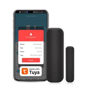 Tự động cảm biến cửa từ di động cửa sổ báo động tuya Wifi cửa sổ/cửa liên hệ với cảm biến với ứng dụng thông báo cảnh báo - Product Image 1