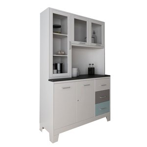 การออกแบบตู้ครัวโลหะเฟอร์นิเจอร์ห้องครัวขนาดเล็กสไตล์ยุโรป - Product Image 5