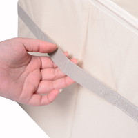 Nouveaux organiseurs de placard pour le rangement des vêtements, boîtes de rangement pliables avec couvercles, organiseur de vêtements en tissu avec poignée