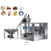 Machine de remplissage quantitative automatique à double tête pour poudre de thé, produits chimiques et poudres sèches en bouteilles, machine d'emballage de poudre
