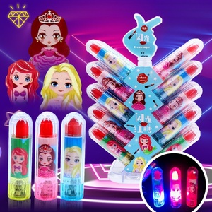 Putri permen pelembap bibir Glitter Lipstik Lollipop mainan kotak anak-anak selebriti Internet makanan ringan grosir santai anak-anak keras - Product Image 5