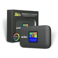 Routeur WiFi mobile 4G LTE avec emplacement pour carte SIM, routeur sans fil portable, prend en charge 10 utilisateurs pour la maison, les voyages, WiFi de poche