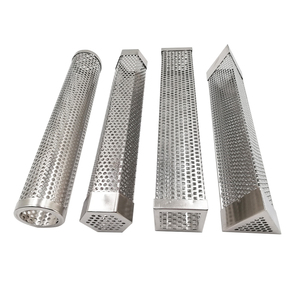 Ống thép không gỉ đục lỗ tròn 12 inch, lỗ nhỏ, dùng làm ống hút khói nướng BBQ - Product Image 3