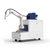 Nouveau robot collaboratif de soudage sans programmation, boîte de commande intégrée, base mobile, acier inoxydable, bras de 922 mm, 1400 mm, 1800 mm