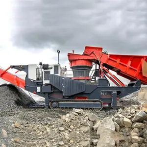 Stone Crusher Rock Breekinstallatie Voor Koop Crawler Mobiele Cone Crusher