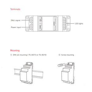 Ltech Dali on/<span class=keywords><strong>off</strong></span> xe buýt điện điều khiển đường sắt/vít kép mục đích chuyển tiếp thiết bị chuyển mạch DR - Product Image 4