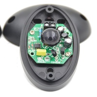 Sensor de Haz Infrarrojo para Puertas Automáticas y Portones Correderos, 12v 24v CA/CC, Moderno, Impermeable IP44, Alcance de 15m, Pequeño, 1 Haz