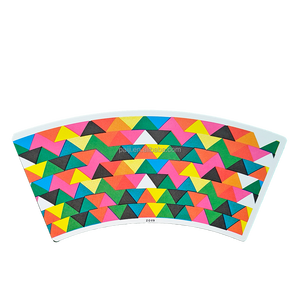 Vendita calda campioni personalizzati di carta patinata PE ventilatore artigianale tazza di carta per la realizzazione di 100% bicchieri di carta biodegradabili - Product Image 1