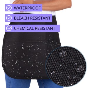 Chuyên Nghiệp Tái Sử Dụng Bền Đa-Túi <span class=keywords><strong>Polyester</strong></span> Tạp Dề Có Thể Điều Chỉnh Vành Đai Thắt Lưng Có Thể Giặt Không Thấm Nước Làm Sạch Nguồn Cung Cấp - Product Image 5