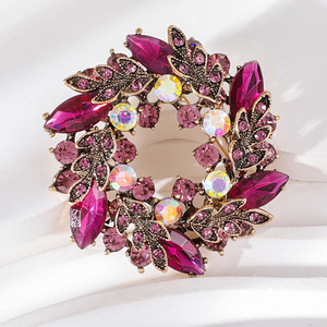 Broche de Bauhinia Europeu e Americano/Coreano, Exquisito e de Alto Padrão, para Terno Feminino e Casaco - Product Image 3