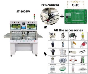Silman ST-<span class=keywords><strong>100SW</strong></span> nouveau modèle TV panneau câble flexible cof acf machine de liaison pour la réparation d'écran lcd - Product Image 6