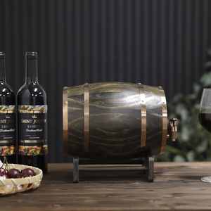 حاوية دلو خشبي مصنوع يدويًا من خشب الصنوبر والسنديان أسطوانات نبيذ لبيرة البيركونيا وال ويسكي والخمر والمخمر - Product Image 3