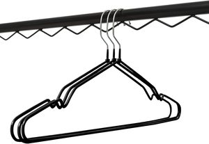 Perchas de Alambre de Acero Inoxidable Plateadas, Forma Rectangular, Resistentes al Óxido, Paquete de 50, para Uso en Armarios, Modernas, Minimalistas, Ahorran Espacio - Product Image 6