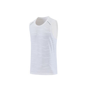 Camiseta Deportiva de Cuello Redondo para Hombre, Transpirable, de Malla, Estampada, de Secado Rápido, para Correr Maratones - Product Image 4