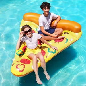 แพยางเ<span class=keywords><strong>ป</strong></span>่าลมรู<span class=keywords><strong>ป</strong></span>พิซซ่าขนาดใหญ่ พร้อมที่วางแก้ว สำหรับผู้ใหญ่ ใช้เล่นน้ำในสระ หรือ<span class=keywords><strong>ป</strong></span>าร์ตี้ฤดูร้อน - Product Image 1