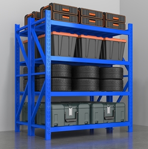Étagère de présentation robuste de type <span class=keywords><strong>poutre</strong></span>, étagère de stockage modulaire pour entrepôt, pour la logistique et la vente en gros commerciale - Product Image 5