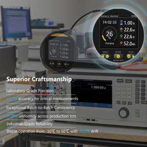 TR24 500A IP68 Impermeável Tela Colorida Coulomb Medidor, medidor De Exibição De Nível De Bateria De Lítio, monitor De Bateria - Product Image 6