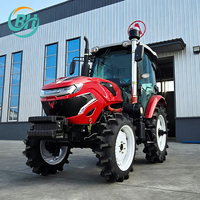 Tracteur agricole 4x4 Euro 5 CE EPA 50 CV 60 CV 70 CV 80 CV Mini tracteurs agricoles multifonctionnels légers
