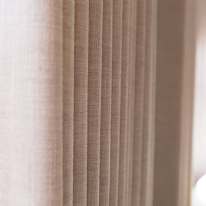 Luxury Pink Linen Touch <b>Curtains</b> for Living Room Blackout with Natural Elegant Touch - Product Image 2