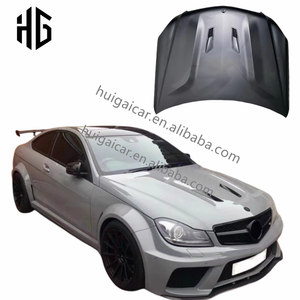 Capot de capot en Fiber de carbone W204 en gros d'usine pour Mercedes W204 C63 507 AMG capots de moteur pièces de carrosserie - Product Image 2