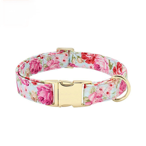 Maßgefertigte Luxuriöse Stilvolle Sublimationsdruck Nylon-Hundehalsbänder Langlebig Wärmeübertragung Verstellbar Personalisiert - Product Image 1