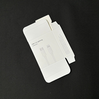 Boîte de charge compatible avec iPhone 20W, câble rapide PD pour iPhone 15, câble de données double Type C, boîte de charge USB