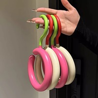 Wholesale Multifunctional Rotatable Scarves Display Hangers Non-Perforated Circular Hanging Rack for Coats Hats Bags Scarves