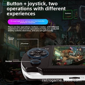 Console de jeu portable X6 4,3 pouces, lecteur MP4 <span class=keywords><strong>MP5</strong></span> avec 8 Go, simulateurs <span class=keywords><strong>PSP</strong></span> réels, 10 000 jeux d'arcade, connectivité Wi-Fi - Product Image 4