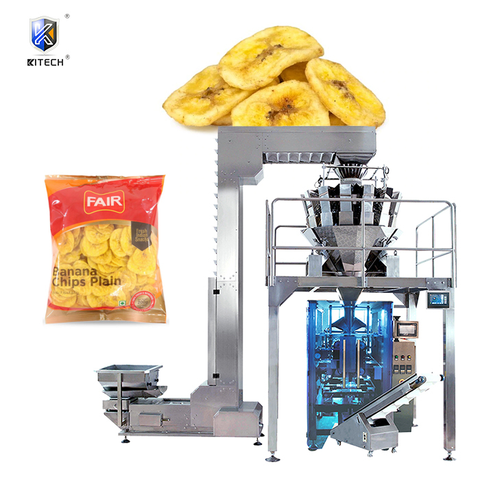 Multi-tête Automatique Poche Popcorn Riz Soufflé Machine à Emballer
