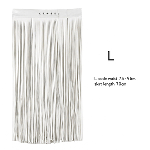 Vestidos largos de cuero con flecos, falda hula, ropa de bar, arnés corporal, lencería erótica, BDSM, sexo - Product Image 4