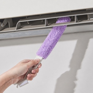 Support OEM Dust Scoop and Brush with Microfiber Pad <b>Gap</b> Cleaner Tool for Air Conditioner Car Vent Window Track Lint Remover - Product Image 1
