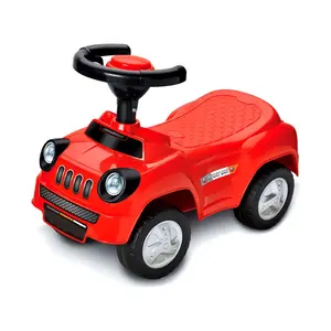 Anak-anak Baru Anti Rollover Dapat Duduk Roda Empat Anti Jatuh Kartun Skuter Bayi Kereta Kendaraan Mainan Plastik Berkualitas Tinggi