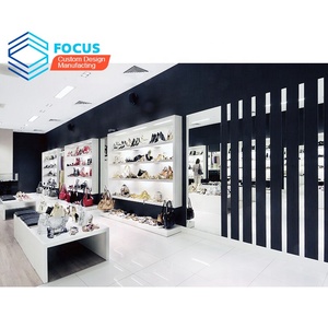 Meubles de Magasin De chaussures Showroom Décoration Idées Sacs Affichage Vitrine Design D'intérieur de Magasin De Chaussures - Product Image 1
