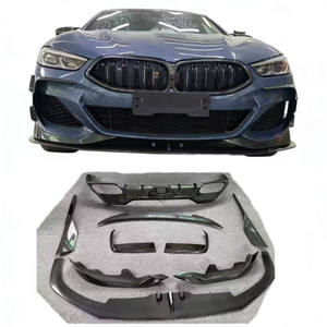 Kit Carrozzeria in Fibra di Carbonio per BMW <span class=keywords><strong>Serie</strong></span> 8 G14 G15 G16, Aggiornato con Spoiler Anteriore Stile AC e Minigonne Laterali - Product Image 1