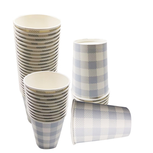 Anyou <span class=keywords><strong>Gobelets</strong></span> en papier de fête écologiques imprimés en bleu <span class=keywords><strong>personnalisés</strong></span> et épais pour les décorations de fête d'<span class=keywords><strong>anniversaire</strong></span> à la maison - Product Image 5