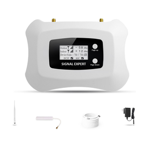 Amplificateur de signal mobile intelligent ATNJ Real Smart 900 MHz + antenne plate extérieure avec câble de 20 m + antenne stylo intérieure GSM 2G - Product Image 1