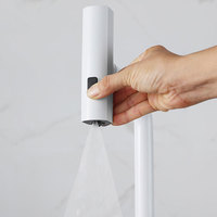 Robinet de lavabo extractible monocommande à poser sur le comptoir, mitigeur monotrou contemporain pour salle de bain